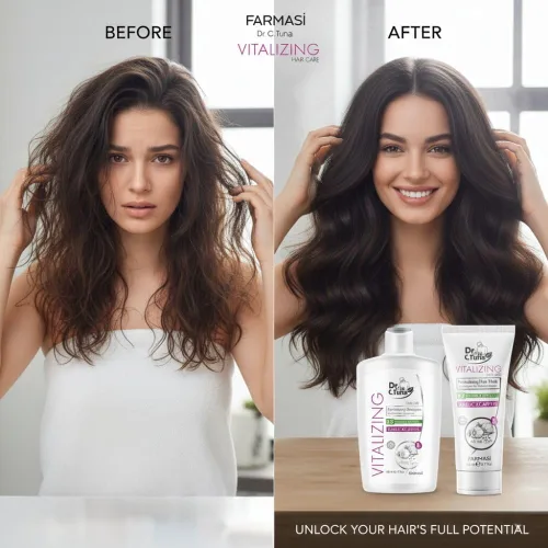 Miniatura 5 de FARMASI Dr. C. Tuna Vitalizing Garlic Shampoo and Hair Mask - Tratamiento natural para el crecimiento del cabello, previene la pérdida, estimula