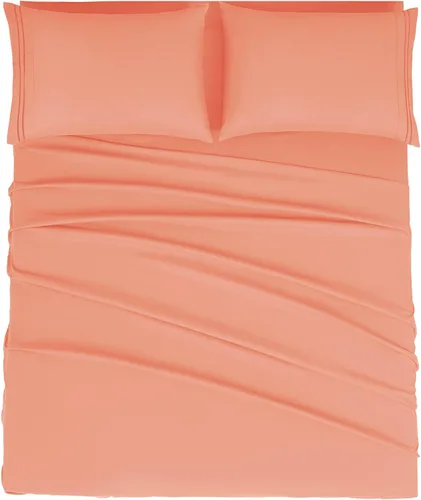 Miniatura 17 de Mejoroom Juego de sábanas de tamaño King – Sábanas y fundas de almohada de ropa de cama 1800 de lujo para hoteles – Sábana bajera con bolsillo
