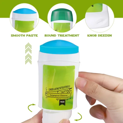 Miniatura 7 de Gel de transferencia de tatuajes, gel de transferencia de tatuajes, gel de crema para tatuaje, desodorante de tatuaje antitranspirante, suministros