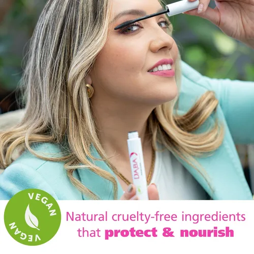 Miniatura 5 de DABALASH Combo vegano – Suero profesional para el crecimiento de pestañas y cejas + rímel vegano suave – Promueve la apariencia de pestañas