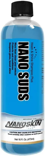 Nanoskin NANO SUDS - Champú espumoso para lavado de autos de 16 onzas, funciona con cañón de espuma, pistola de espuma, lavado de cubos, jabón de
