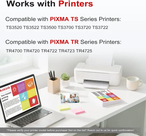 Miniatura 3 de Ankink 275XL - Cartucho de tinta de repuesto compatible con Canon PG 275 PG275 XL PG275XL Cannon 275 XL negro, paquete de 2 para Pixma TS3522 TR4720