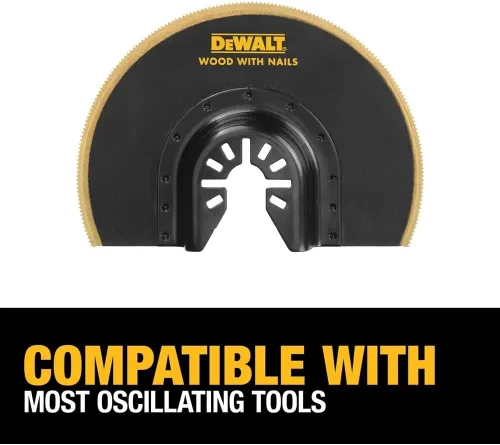 Miniatura 3 de DEWALT Dwa4213, hoja oscilante de titanio para corte al ras