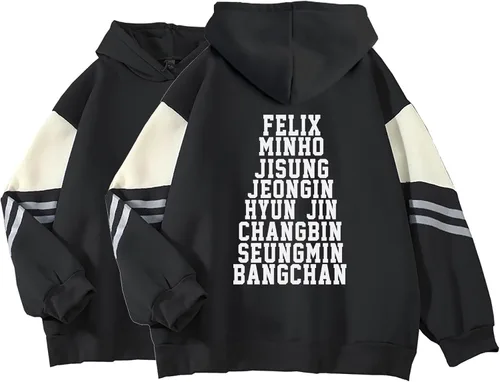 JUNG KOOK SKZ Hoodie Hyunjin, Felix, Changbin, Bangchan Sweatshirt Shirt Skz Merch for Women
