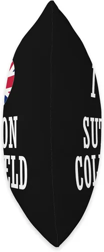 Miniatura 2 de Love Sutton Coldfield England Union Jack Flag Heart English Throw Pillow