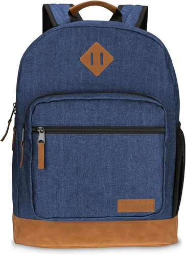 Miniatura 8 de Wrangler Yellowstone Mochila resistente al agua para viajes, mochila casual para portátil o cuaderno, negro cuerda, Mediana, Mochilas Daypack