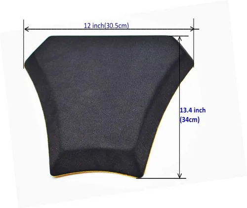 Miniatura 8 de MOTO4U Almohadilla universal de espuma adhesiva de alta densidad para asiento de motocicleta para uso en pista, borde pulido de 20 mm de espesor