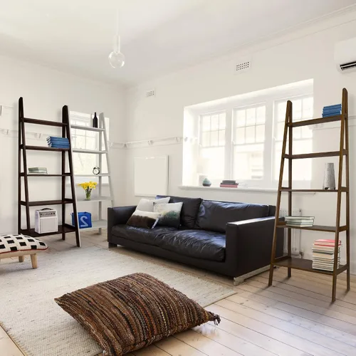 Miniatura 14 de Casual Home Librería con forma de escalera de 5 estantes de madera 100% sólida, estándar, color expreso Espresso