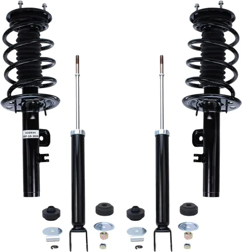 Miniatura 21 de Detroit Axle - Amortiguadores de puntales para Nissan Sentra 2007-2012 [Base S SL SR] Puntales delanteros completos con amortiguadores traseros