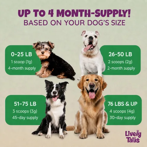 Miniatura 5 de Polvo de hongos totalmente natural para perros para inmunidad, cognición, longevidad, protuberancias y apoyo de bultos, hongo de cola de pavo