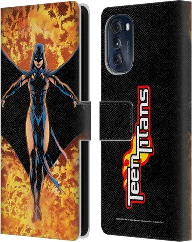 Head Case Designs Officially Licensed Justice League DC Comics #8 Raven Teen Titans Comic Art Leather Book Wallet Case Cover Compatible with