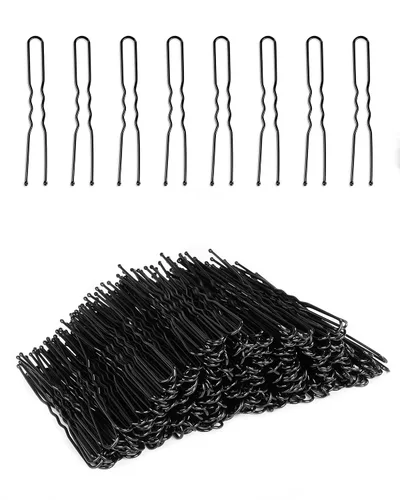 Horquillas para el cabello en forma de U, 360 horquillas para moños, 2.36 pulgadas de alta calidad para mujeres, horquillas de sujeción segura para