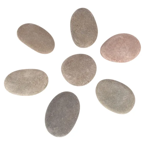 Miniatura 8 de [Aproximadamente 94 piezas – 100 piezas] (18 libras) Rocas para manualidades, Rocas para pintar, Rocas de río de 2.1"-3.5", Rocas planas, Rocas DIY