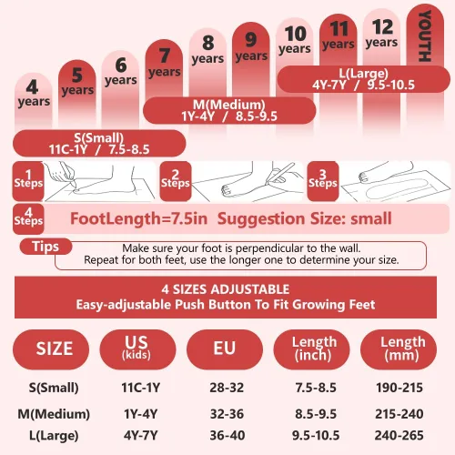 Miniatura 3 de Patines en línea G MGY OLED para niños pequeños, patines ajustables en 4 tallas con todas las ruedas iluminadas, patines iluminados divertidos