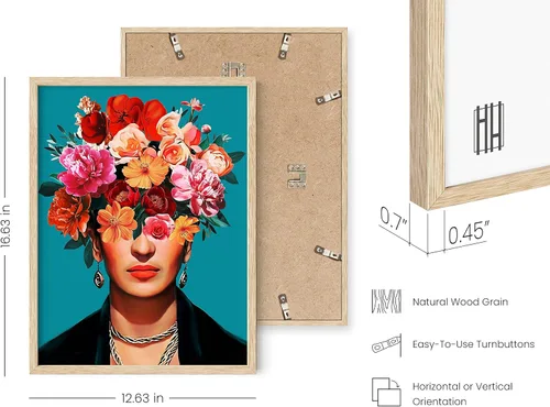 Miniatura 3 de HAUS AND HUES Frida Kahlo - Arte de pared y póster feminista, póster de Frida Kahlo, arte chicano, latino, chicana, obra de arte mexicana