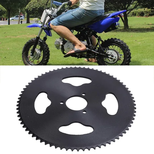 Miniatura 8 de Piñón trasero de acero T8F 74T, piñón trasero de 1.181 in, piñón trasero de motocicleta para motocicleta pequeña, vehículo todo terreno