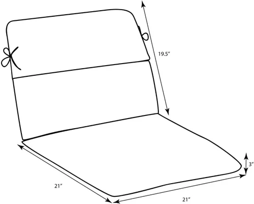 Miniatura 2 de Pillow Perfect - Almohada para interiores o exteriores, para silla o sofá, para sala