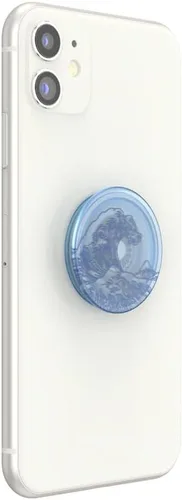 Miniatura 3 de PopSockets - Agarre para teléfono con soporte expandible, agarre adhesivo, océano translúcido