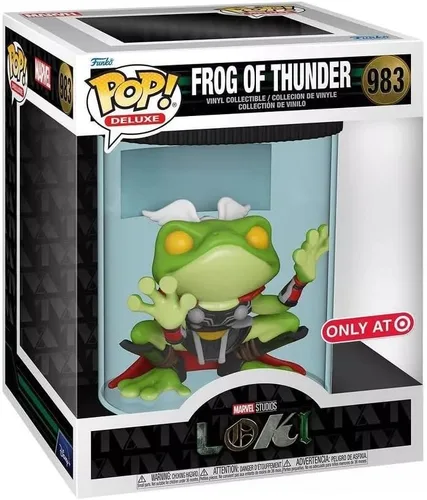 Miniatura 2 de Funko POP! Deluxe: Loki Frog of Thunder Pop! Figura coleccionable de vinilo – Edición limitada exclusiva