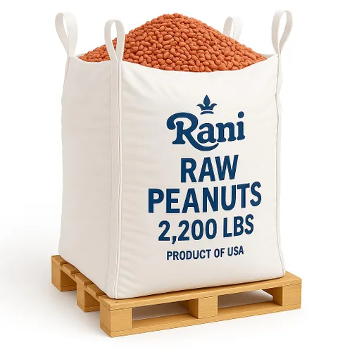 Miniatura 30 de Cacahuetes Rani, enteros crudos con piel (sin cocer, sin sal) 80 onzas (5 libras) 5.0 lbs a granel ~ Todo natural Vegano Kosher Apto