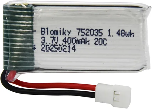 Miniatura 9 de Blomiky Paquete de 5 baterías de 3.7 V 400 mAh 25C Li-PO MX2.0 y cargador de asiento 4 en 1 para SYMA TR-F22 H31 Q11 H6C H99W H98 TR-C385 TR-P51 RC