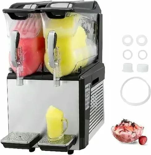 Máquina de granizado de hielo, máquina comercial de hielo fresco para batidos, máquina de granizado de bebidas congeladas, para el hogar, cocina,