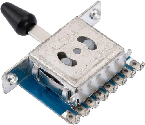 Miniatura 5 de Interruptor de palanca selector de recogida de 5 vías Alpha para guitarra eléctrica estilo Strat de importación