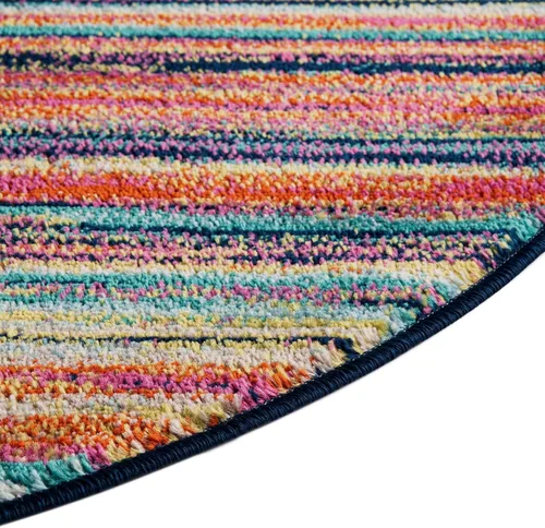 Miniatura 8 de Unique Loom Azalea Collection - Alfombra de área Kehr (Runner 2' 0" x 6' 0", turquesa/verde azulado)