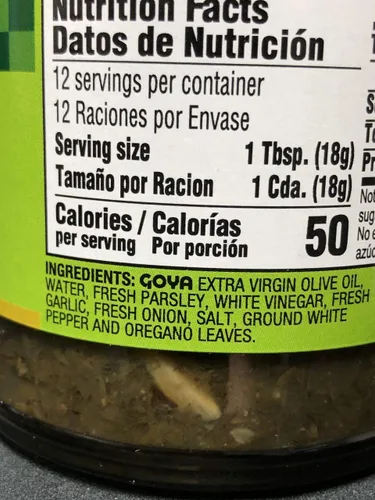 Miniatura 2 de Goya chimichurri salsa para filetes con aceite de oliva español 7.5 oz