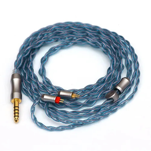 Miniatura 6 de LINSOUL Tripowin Altea 6N OCC Litz - Cable para auriculares de 4 núcleos HiFi, de alta pureza 26 AWG, cables de cobre monocristalino de alta pureza
