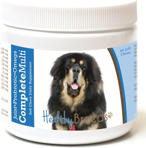 Miniatura 275 de Healthy Breeds Pug todo en uno multivitamínico suave masticable 60