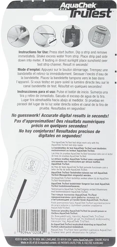 Miniatura 4 de AquaChek TruTest, tiras para prueba (50 unidades), Blanco