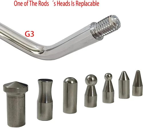 Miniatura 8 de CYGOODS 22 Piezas Varillas de Reparación de Abolladuras de Automóvil, Varillas de Acero de Resorte Duro para Abolladuras, Herramientas de Reparación