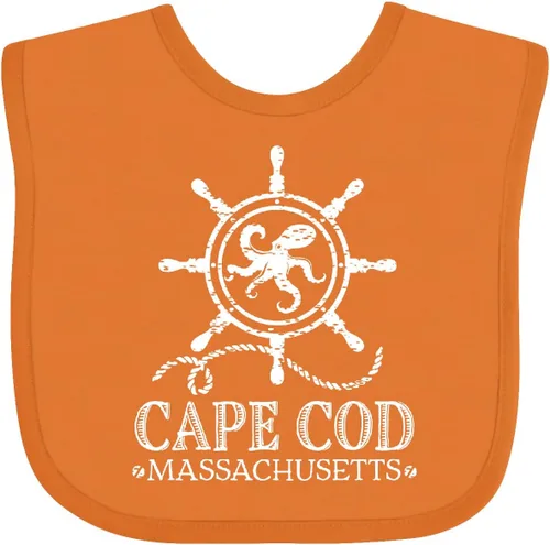 Miniatura 3 de inktastic Cape Cod Massachusetts - Babero náutico para bebé