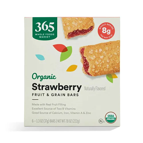 Miniatura 16 de 365 by Whole Foods Market, Barra orgánica de cereales de manzana 6 unidades, 7.8 onzas