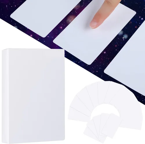 Miniatura 3 de Tinlade 156 cartas de tarot en blanco para escribir en una baraja de tarot estándar de bricolaje con estuche de 2.76 x 4.72 pulgadas, haz tus