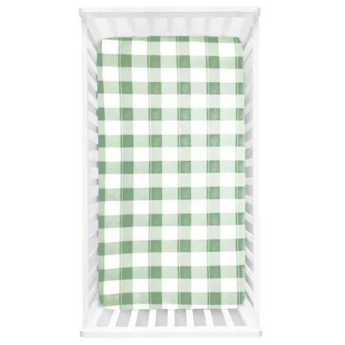 Miniatura 13 de Sábanas de cuna para niña y niño, sábana bajera ajustable para colchones estándar de cuna y de niño pequeño, ultra suaves y transpirables, sábanas