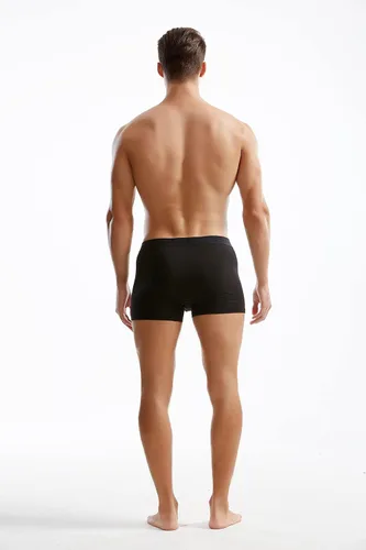 Miniatura 5 de Ropa interior modal para hombre de microfibra sin costuras, calzoncillos bóxer de pierna corta
