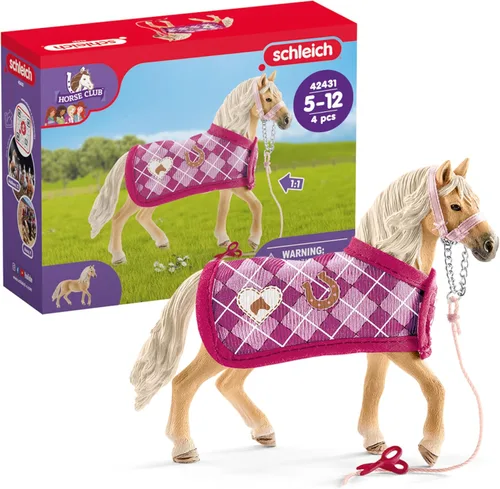 Schleich Horse Club, juguetes de caballo para niñas y niños, set de creación de moda de caballo de Sofia para niñas y niños de 5 años en adelante