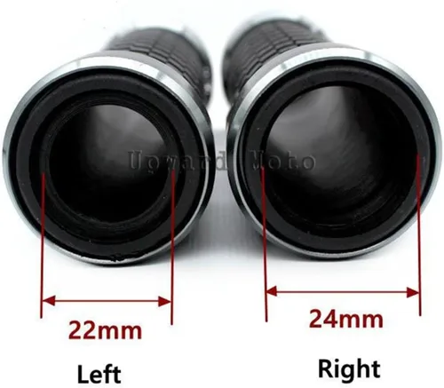 Miniatura 2 de Motorcycle Handlebar Grips 7/8 "22mm Universal Motorcycle Handle Handlebar Hand Bar Grip for YZF R3 MT03 MT25 2015-2018 YZF R25 2013-2018 2014 2015