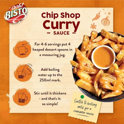 Miniatura 3 de Bisto Chip Shop Gránulos de Salsa de Curry - 6.00 oz