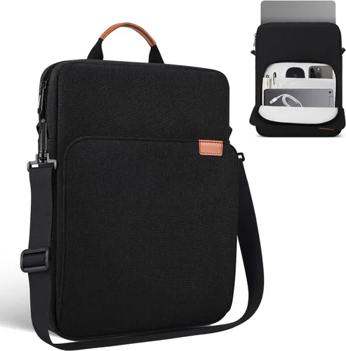 Miniatura 8 de Funda de transporte para iPad de 13 pulgadas para iPad Pro M5 y Air M2/M3 2025, iPad Pro 12.9, Surface Laptop 7th de 13.8", funda acolchada de viaje
