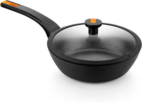 Miniatura 10 de BRA COOKWARE Efficient Pro - Sartén antiadherente Sartén de aluminio fundido de 8 pulgadas Sartén de revestimiento resistente a los arañazos
