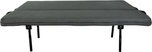 Miniatura 7 de RecPro Sofá de montaje en pared de 60 pulgadas con patas ajustables en tela, sofá cama de caravana, muebles de caravana, cama de caravana, cama Sin