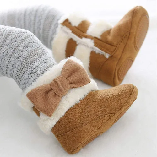 Miniatura 2 de Timatego Botas vaqueras con borlas para bebé, con cremallera lateral, antideslizantes, para bebés, bebés, para primer caminante, cálidos