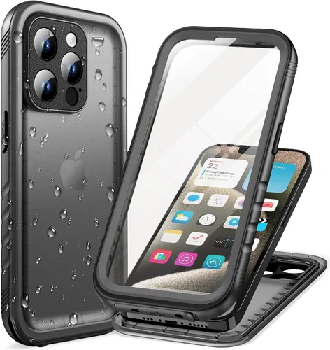 Miniatura 80 de Cozycase TOP Funda impermeable para iPhone 17 Pro Max - Grado militar resistente a todo 360 con protector de cámara de pantalla, doble IP68 a prueba