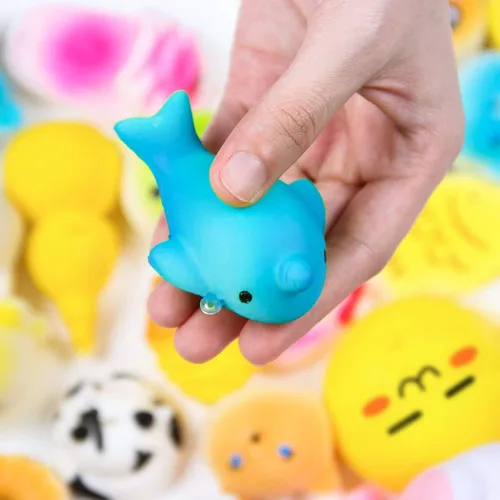 Miniatura 5 de WATINC Juguetes para apretar, 70 unidades, regalos de cumpleaños para niños, recuerdos de fiesta, de simulación de levantamiento lento, para aliviar