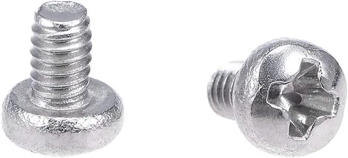 uxcell Tornillos de máquina M2x3mm Pan Phillips Tornillo de cabeza cruzada 304 pernos de sujeción de acero inoxidable 60 piezas
