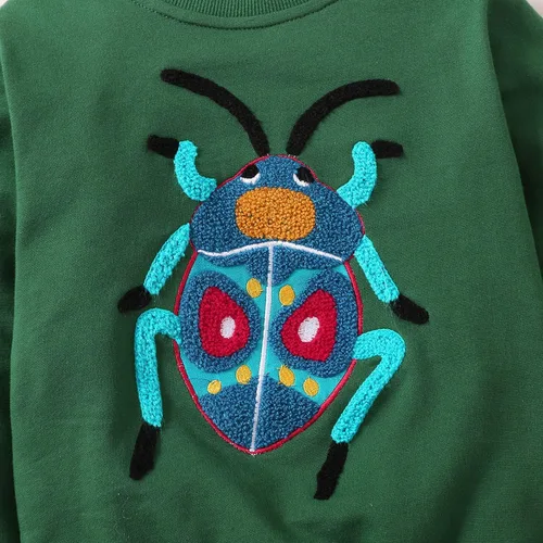 Miniatura 4 de Bumeex Sudadera de manga larga con cuello redondo de algodón para bebé niño pequeño 1-7T