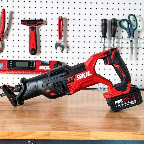 Miniatura 2 de SKIL PWR CORE 20 - Kit de sierra rectificadora sin escobillas de 20 V con batería de 4.0 Ah, cargador PWR JUMP y adaptador USB PWRAssist - RS5884-1A